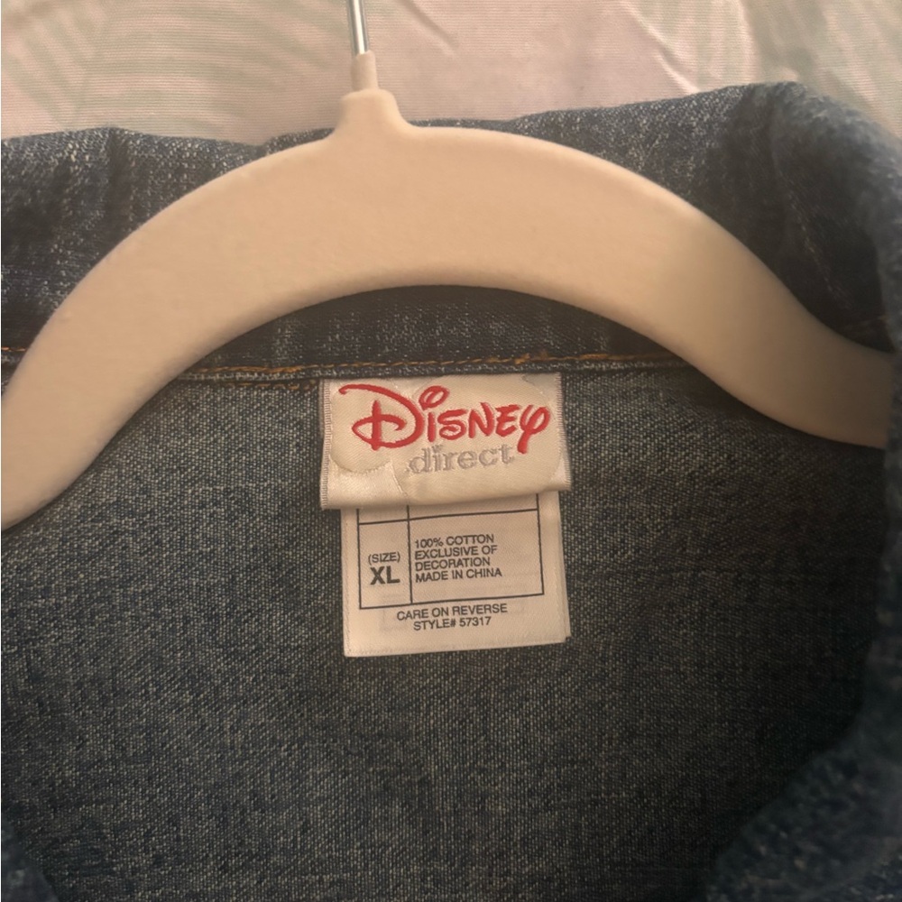 Disney Light Blue Denim Shirt Jacket
